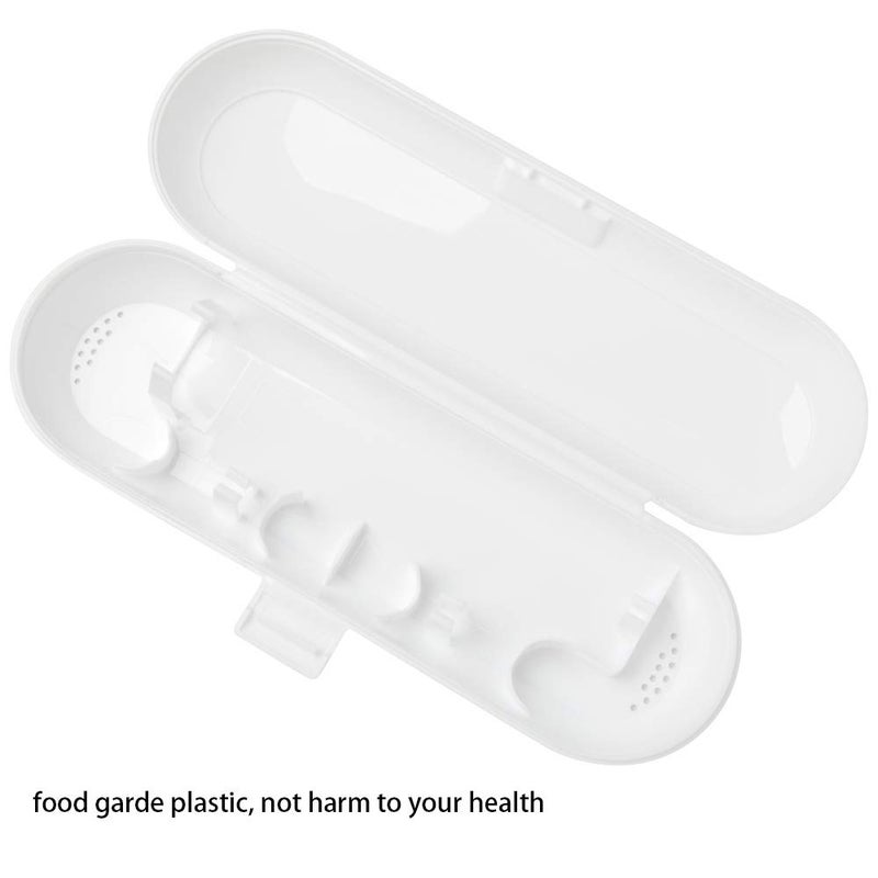 Nincha Plastic Electric Toothbrush Travel Case for Fairywill/TEETHEORY/Seago/Dnsly Series Sonic Electric Toothbrush, White - Image 2